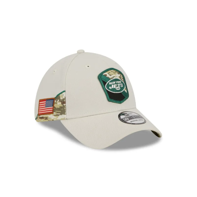 New York Jets 2023 Salute to Service 39THIRTY Stretch Fit Hat sold by New Era