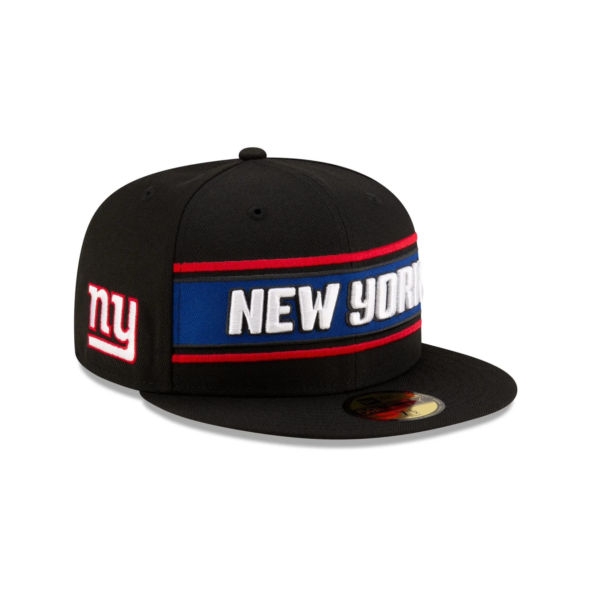 New York Giants 2024 Sideline Black 59FIFTY Fitted Hat sold by New Era