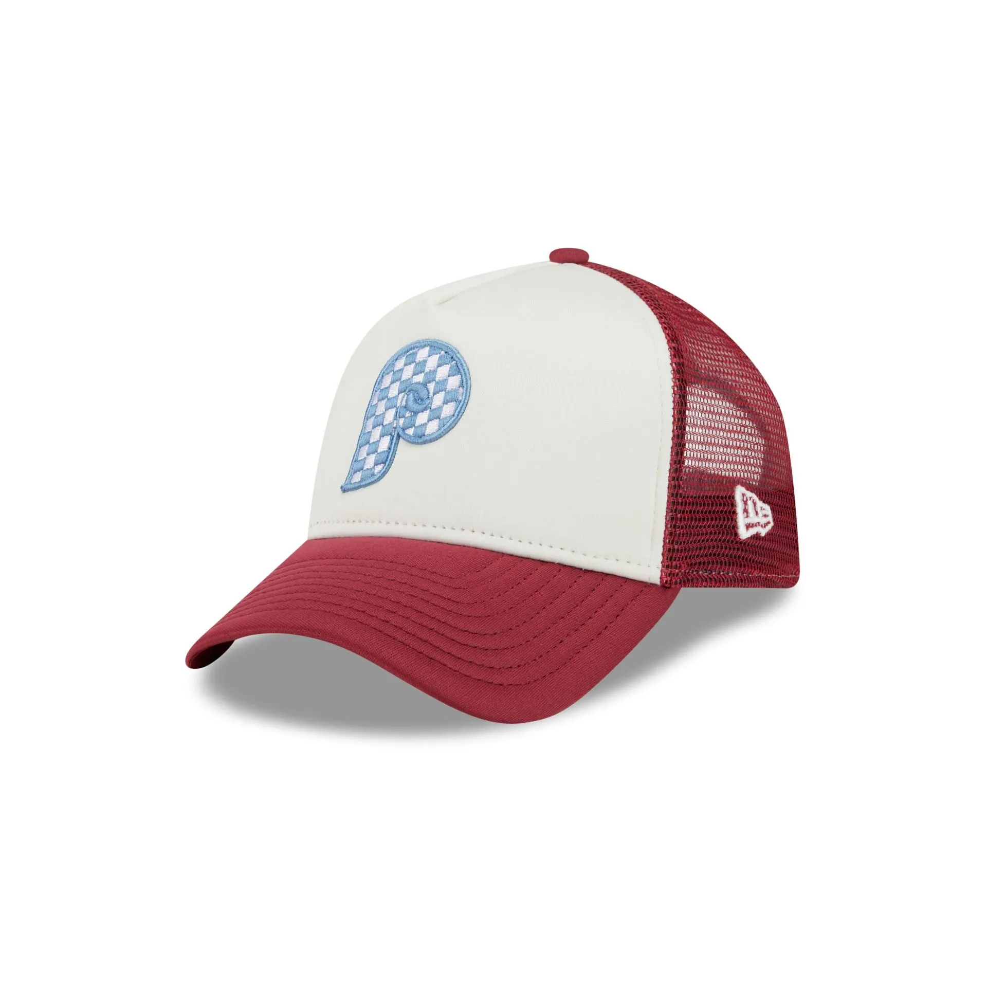 Philadelphia Phillies Checkered Flag 9FORTY A-Frame Trucker Hat sold by New Era product image thumbnail 3