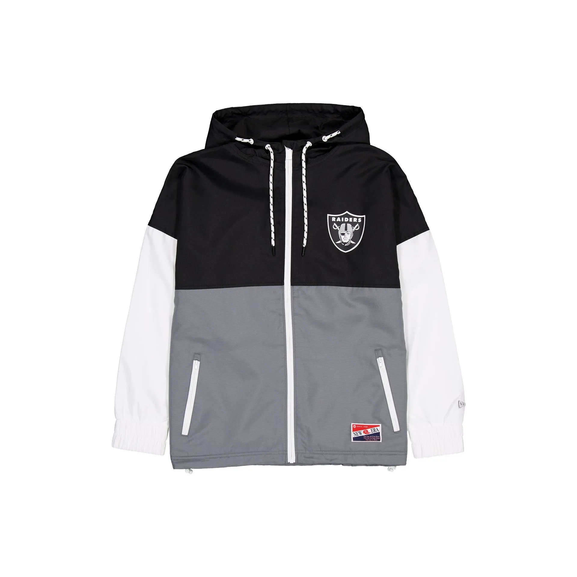 Las Vegas Raiders Throwback Windbreaker sold by New Era