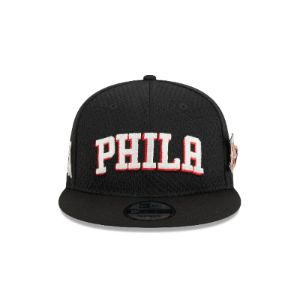 Philadelphia 76ers NBA Authentics: 2023 Back Half Edition 9FIFTY Snapback Hat sold by New Era