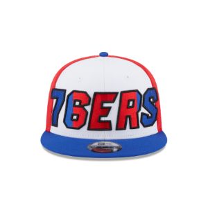 Philadelphia 76ers NBA Authentics: 2023 Back Half Edition 9FIFTY Snapback Hat sold by New Era