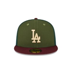 Just Caps Dark Green Los Angeles Dodgers 59FIFTY Fitted Hat sold by New Era