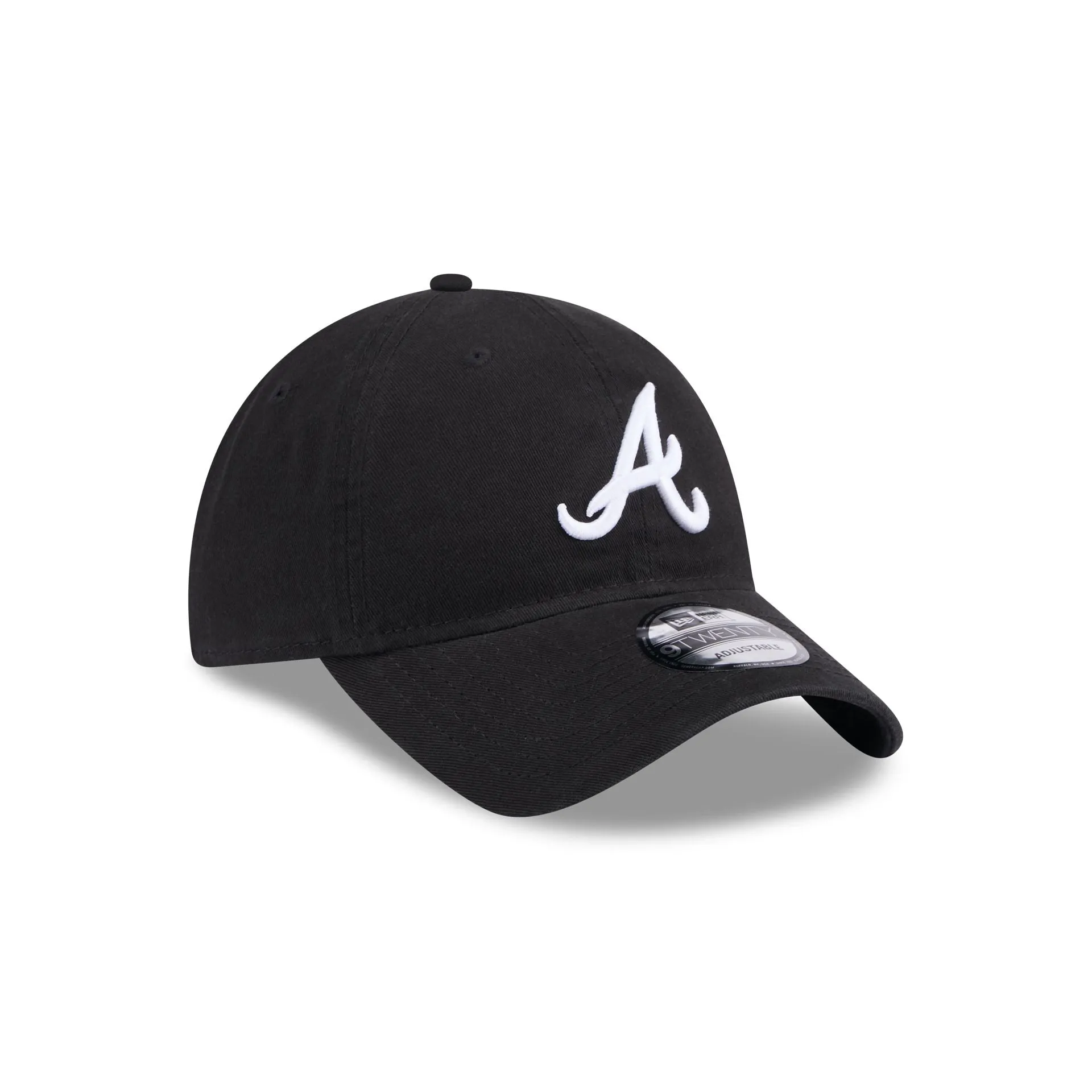 Atlanta Braves Black 9TWENTY Adjustable Hat sold by New Era product image thumbnail 3