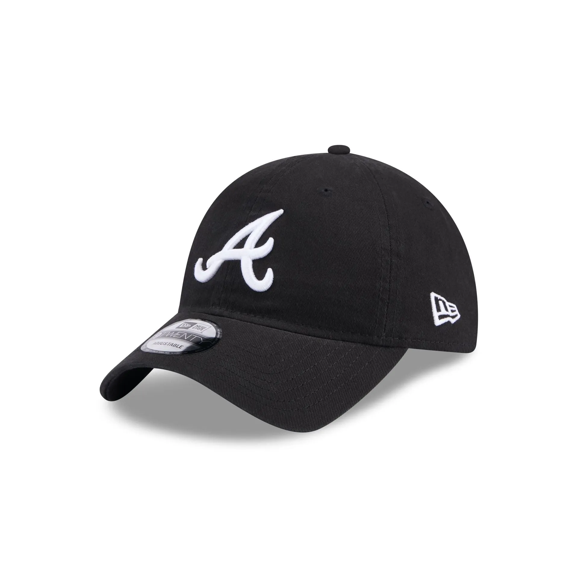 Atlanta Braves Black 9TWENTY Adjustable Hat sold by New Era