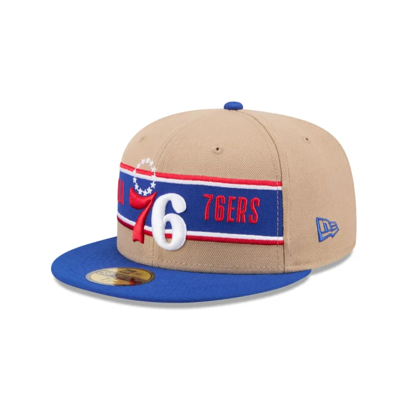Philadelphia 76ers 2024 Draft 59FIFTY Fitted Hat sold by New Era