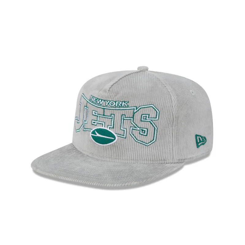 New York Jets Gray Cord Golfer Hat sold by New Era