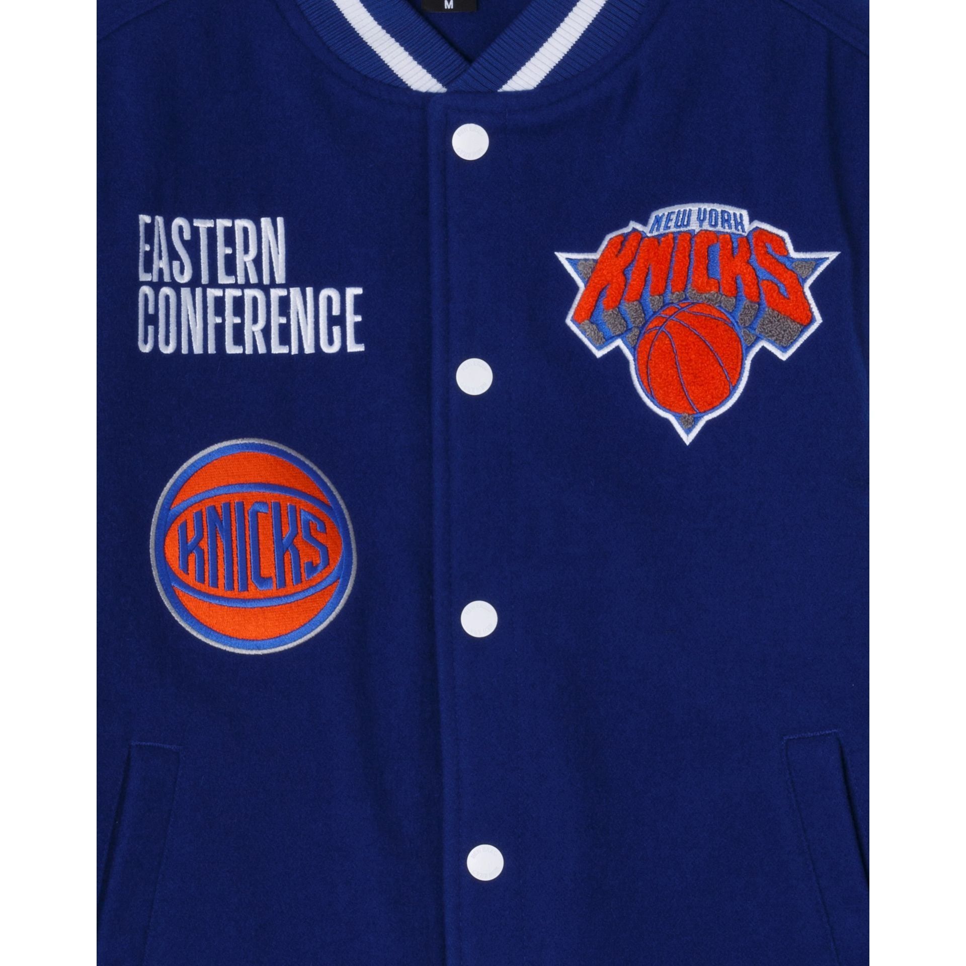 New York Knicks Blue Varsity Jacket sold by New Era product image thumbnail 3