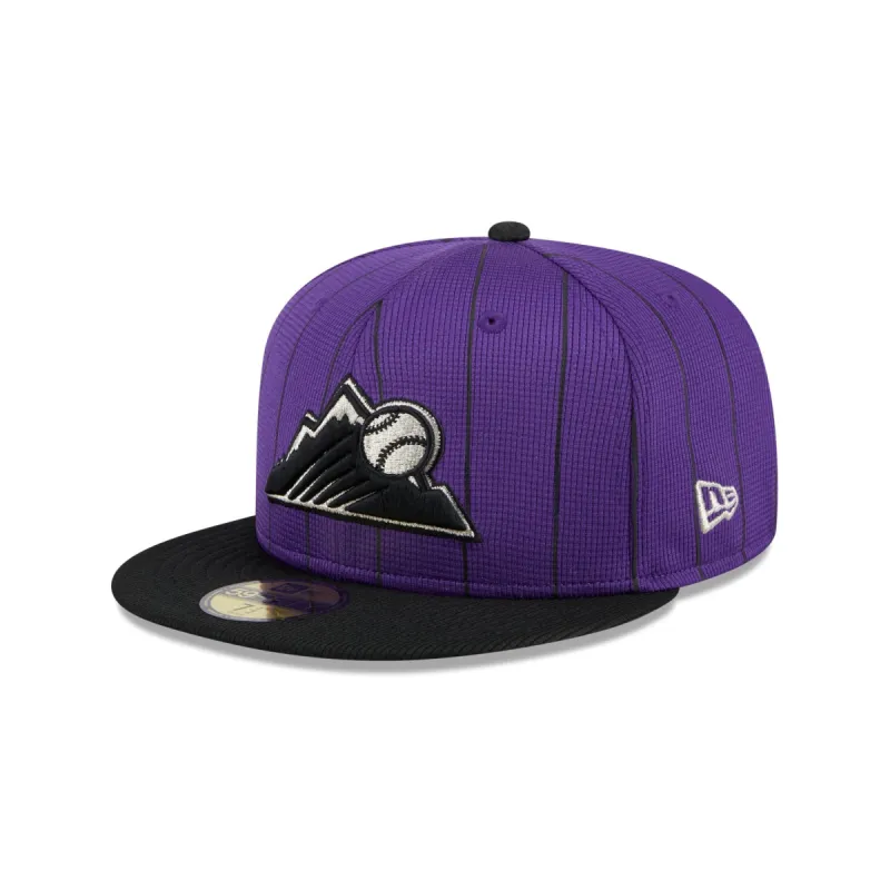 Colorado Rockies 2024 Batting Practice 59FIFTY Fitted Hat sold by New Era