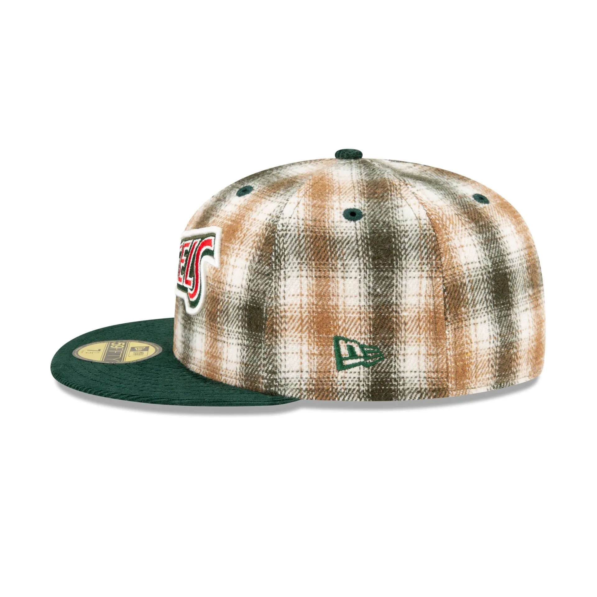 Just Caps Plaid Los Angeles Angels 59FIFTY Fitted Hat sold by New Era product image thumbnail 5