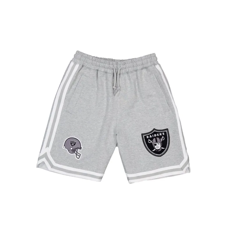 Las Vegas Raiders Gray Logo Select Shorts made by New Era