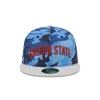 Golden State Warriors Blue Camo 59FIFTY Fitted Hat sold by New Era