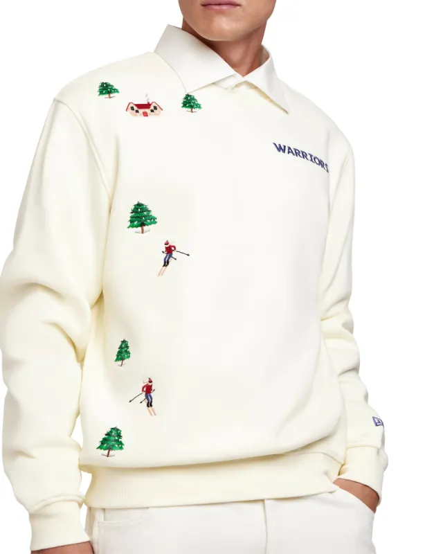 Golden State Warriors Snowbound Crewneck sold by New Era