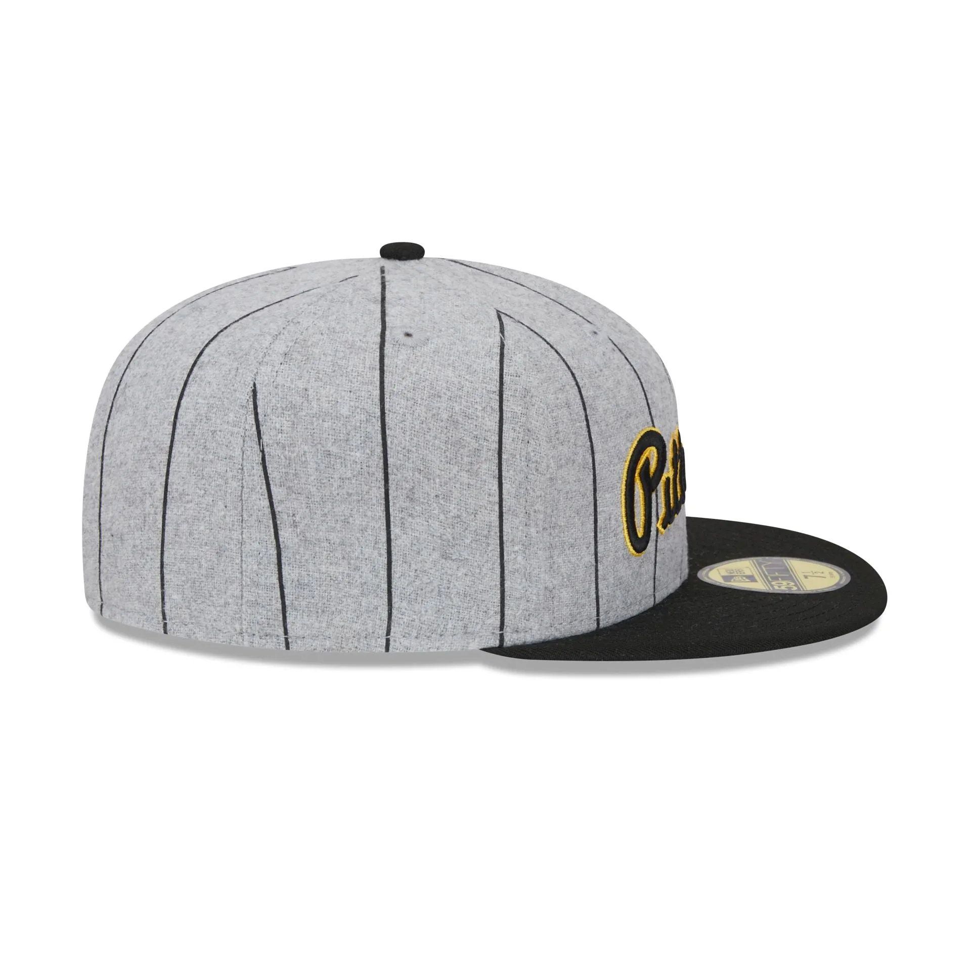 Pittsburgh Pirates Heather Pinstripe 59FIFTY Fitted Hat sold by New Era product image thumbnail 5