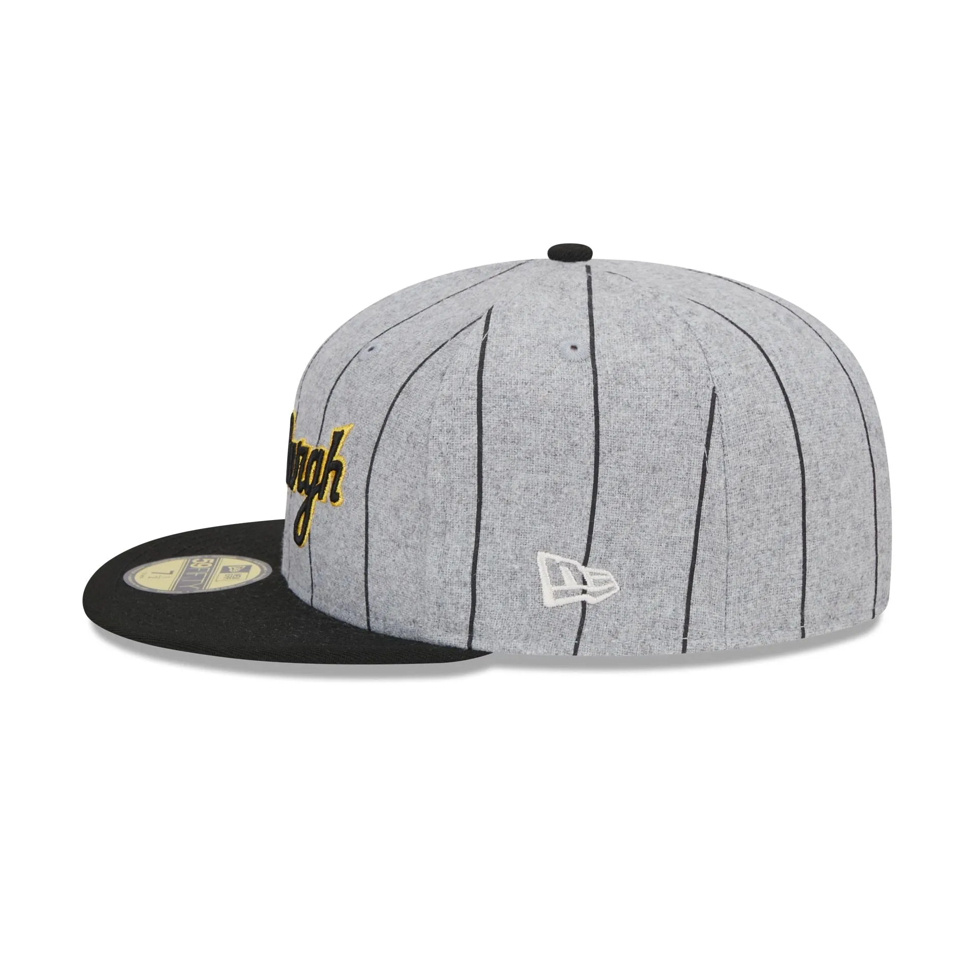 Pittsburgh Pirates Heather Pinstripe 59FIFTY Fitted Hat sold by New Era product image thumbnail 4