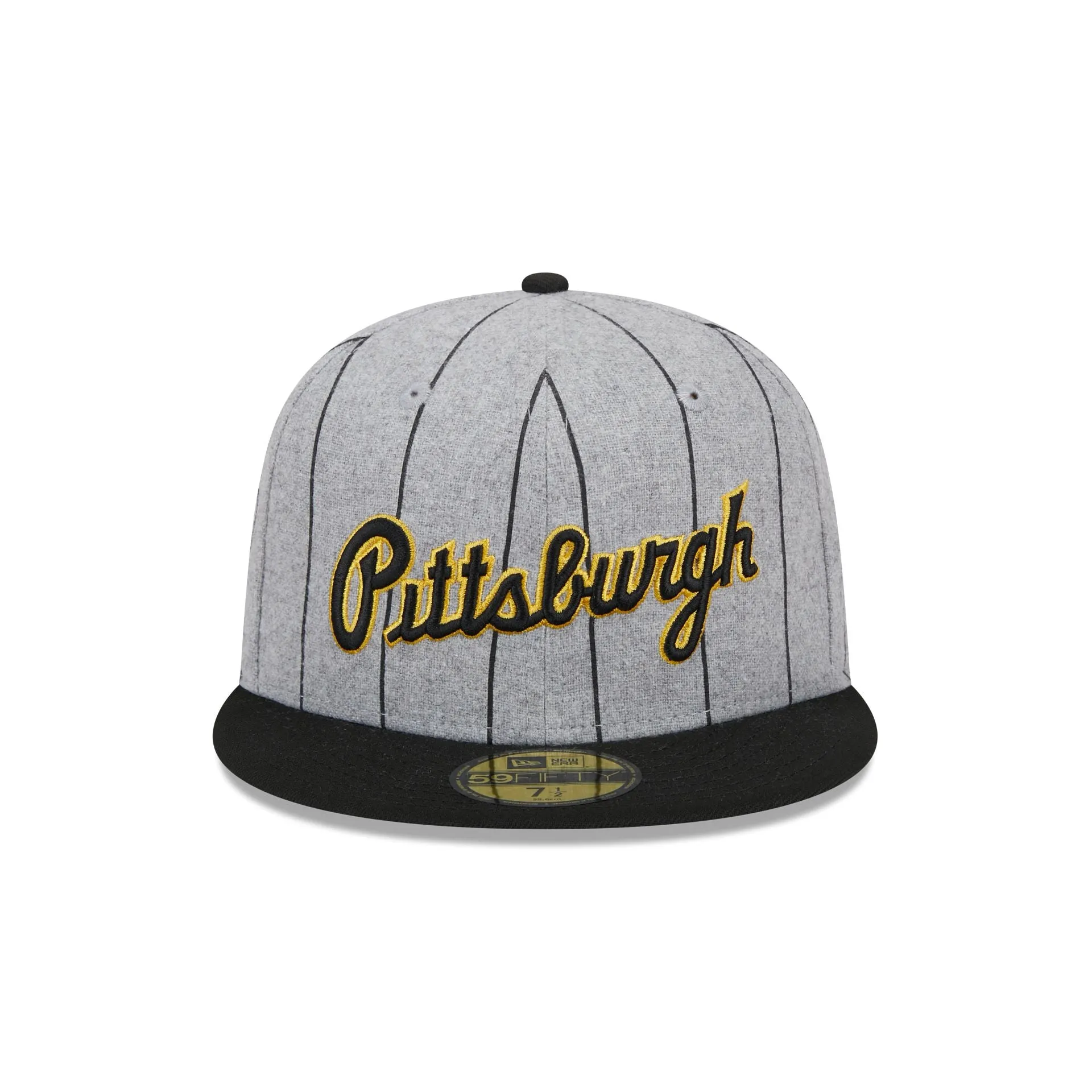 Pittsburgh Pirates Heather Pinstripe 59FIFTY Fitted Hat sold by New Era product image thumbnail 2