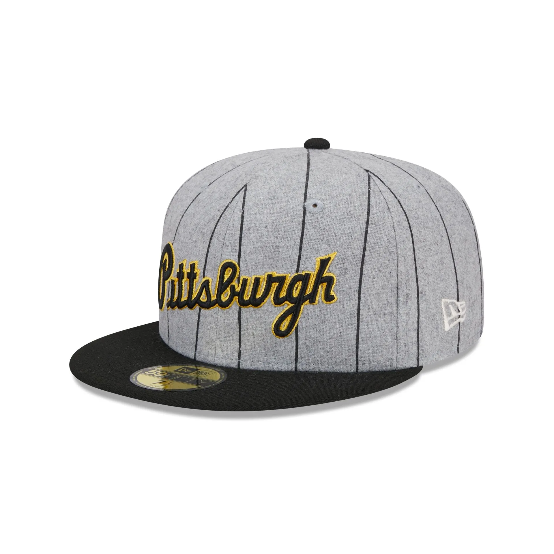 Pittsburgh Pirates Heather Pinstripe 59FIFTY Fitted Hat sold by New Era