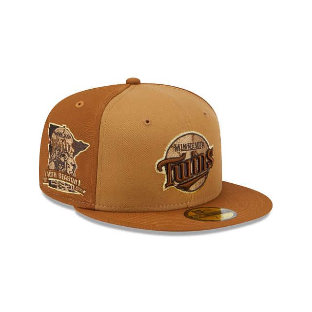 Minnesota Twins Tri-Tone Brown 59FIFTY Fitted Hat sold by New Era