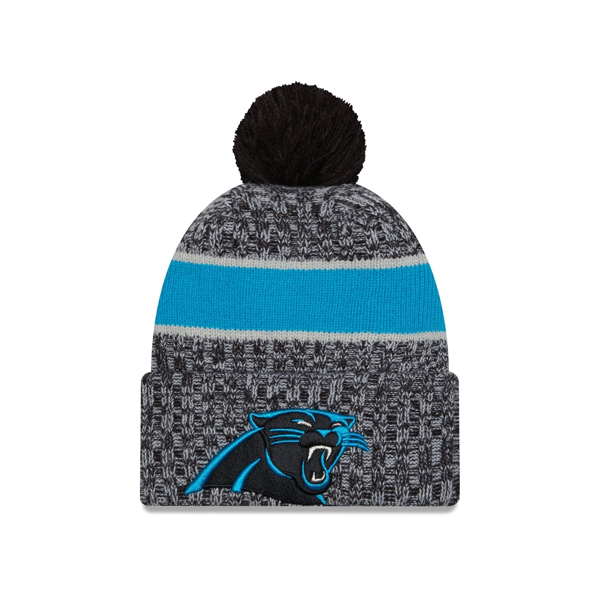 Carolina Panthers 2023 Cold Weather Pom Knit Hat sold by New Era