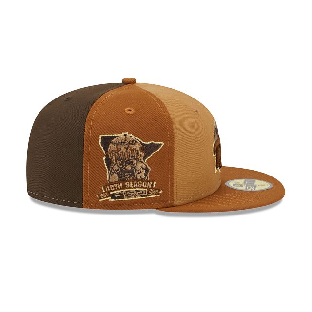 Minnesota Twins Tri-Tone Brown 59FIFTY Fitted Hat sold by New Era product image thumbnail 4