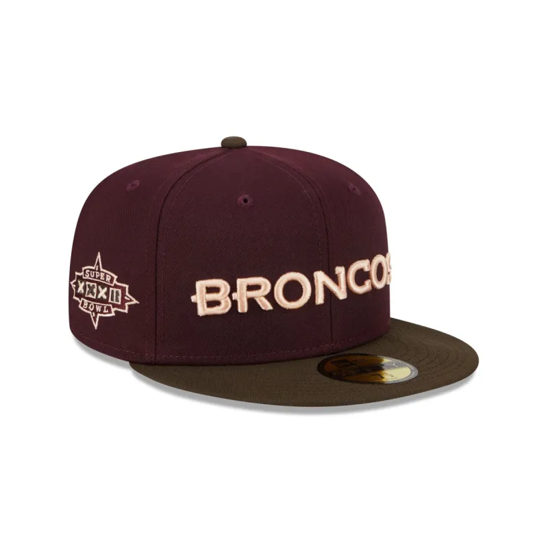 Denver Broncos Berry Chocolate 59FIFTY Fitted Hat sold by New Era
