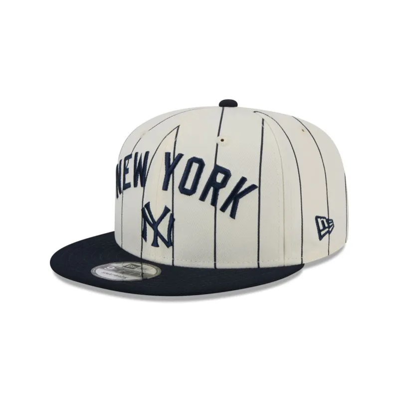 New York Yankees Jersey Pinstripe 9FIFTY Snapback Hat sold by New Era