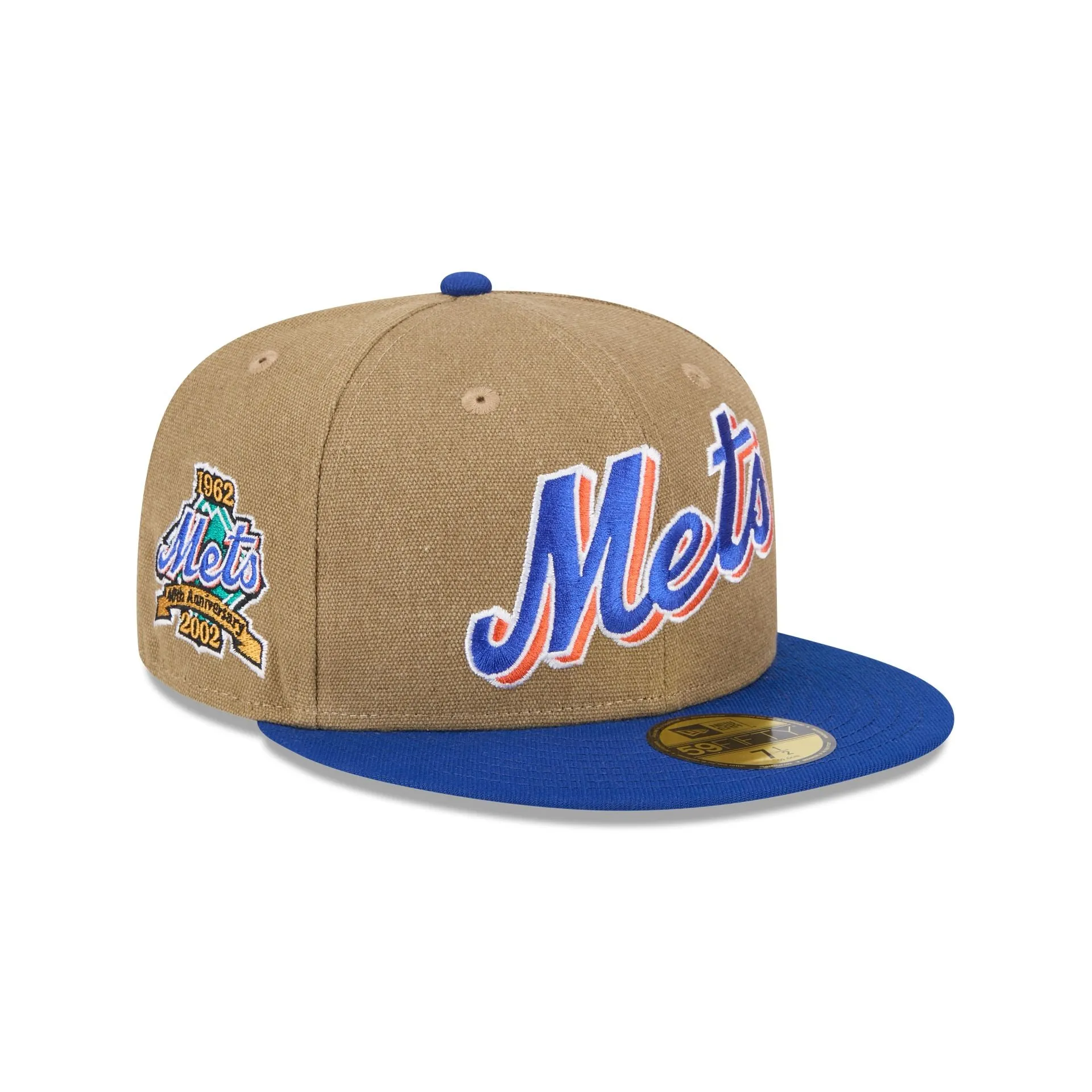 New York Mets Canvas Crown 59FIFTY Fitted Hat sold by New Era