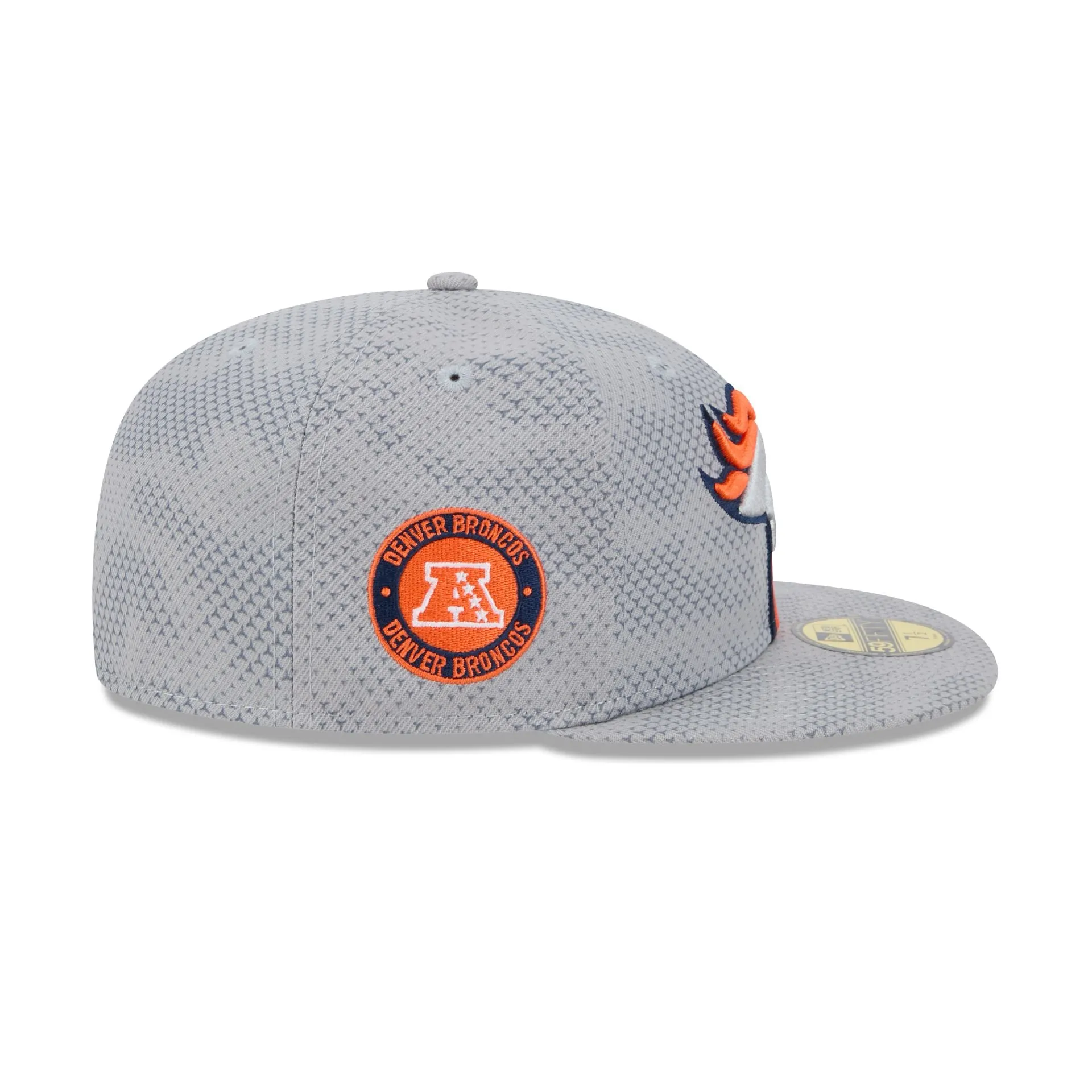 Denver Broncos 2024 Sideline Gray 59FIFTY Fitted Hat sold by New Era product image thumbnail 4