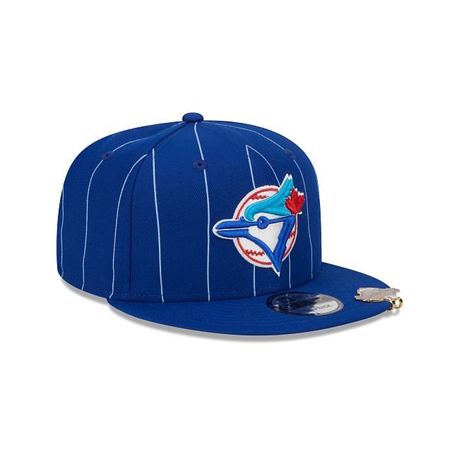 Toronto Blue Jays Pinstripe Visor Clip 9FIFTY Snapback Hat sold by New Era product image thumbnail 3