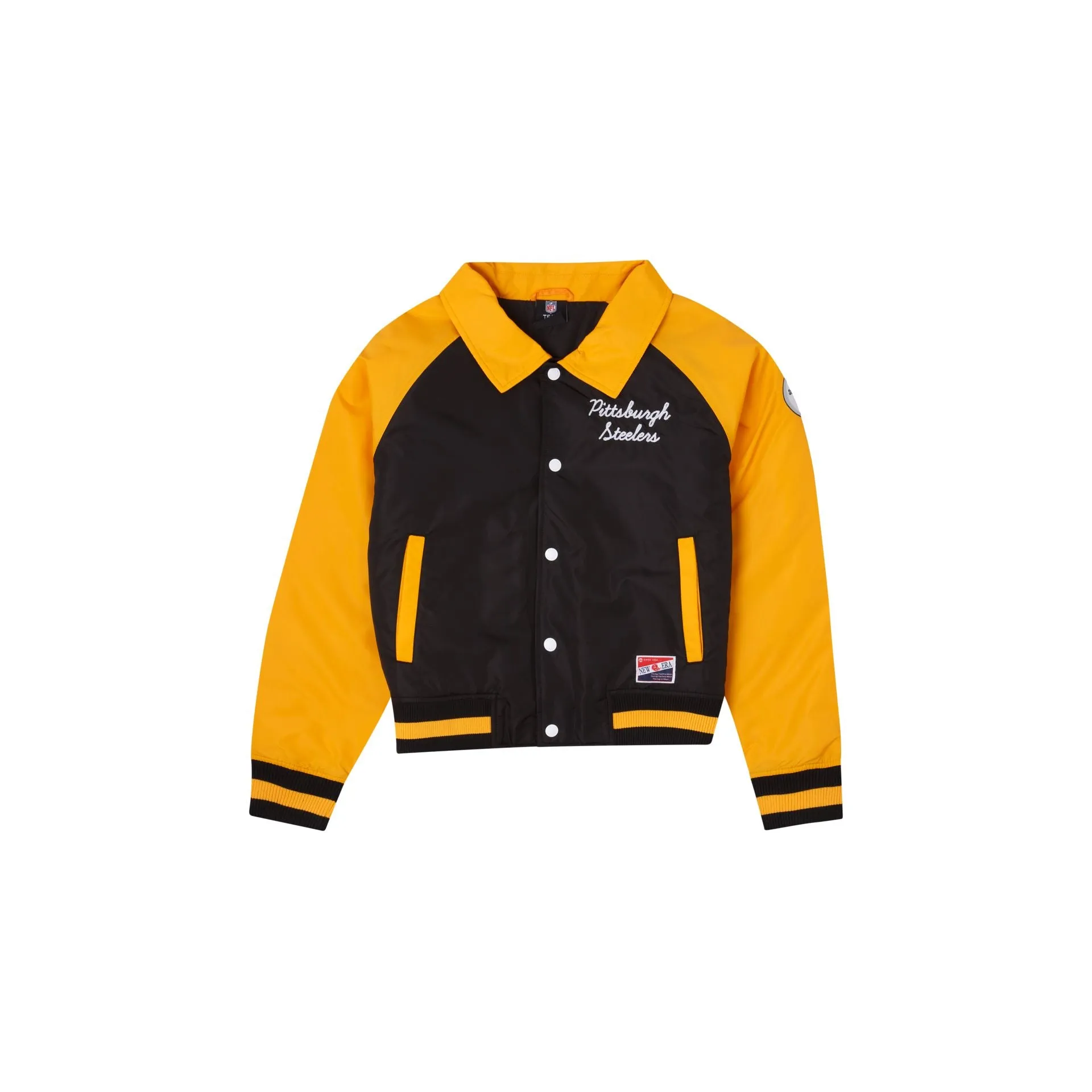 Pittsburgh Steelers Throwback Women's Jacket sold by New Era