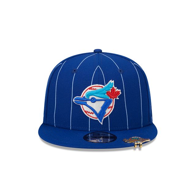 Toronto Blue Jays Pinstripe Visor Clip 9FIFTY Snapback Hat sold by New Era product image thumbnail 2