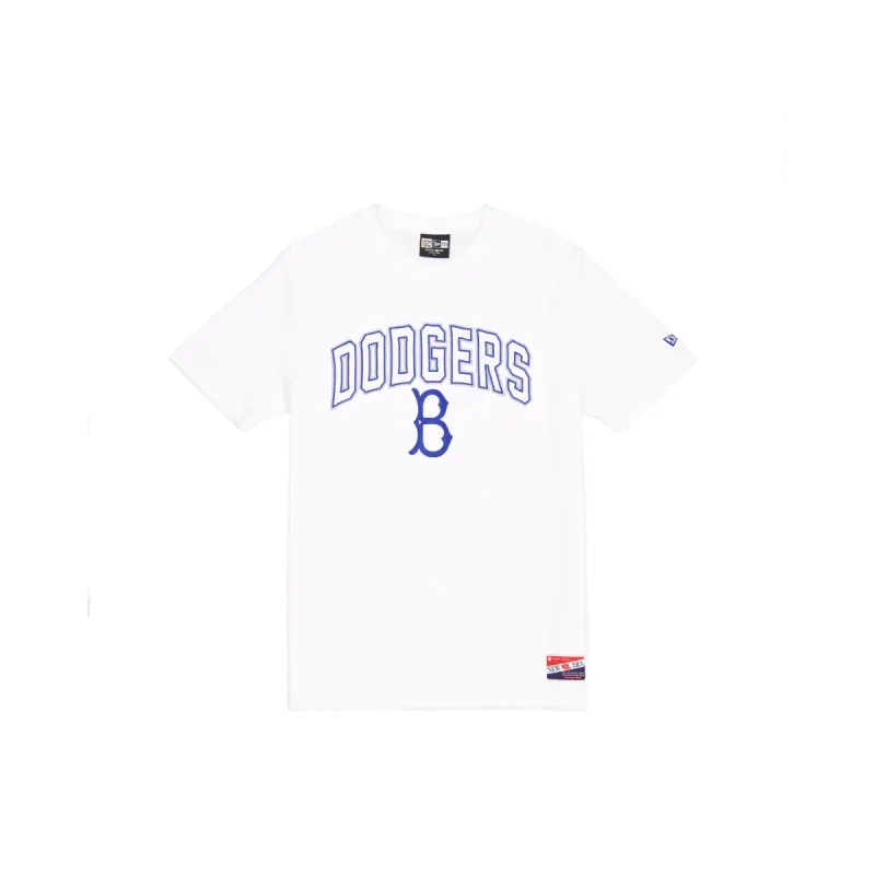 Brooklyn Dodgers Throwback White T-Shirt sold by New Era