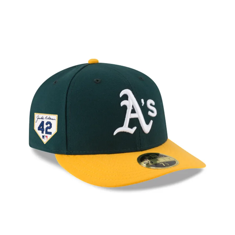 Oakland Athletics Jackie Robinson Day 2024 Low Profile 59FIFTY Fitted Hat sold by New Era