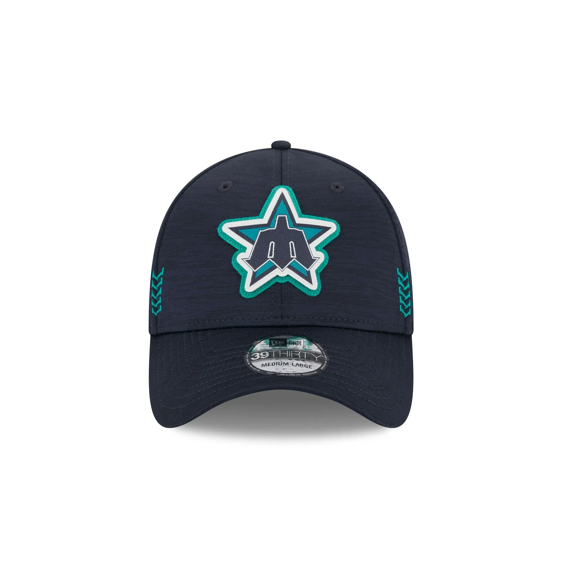 Seattle Mariners 2024 Clubhouse 39THIRTY Stretch Fit Hat sold by New Era product image thumbnail 2