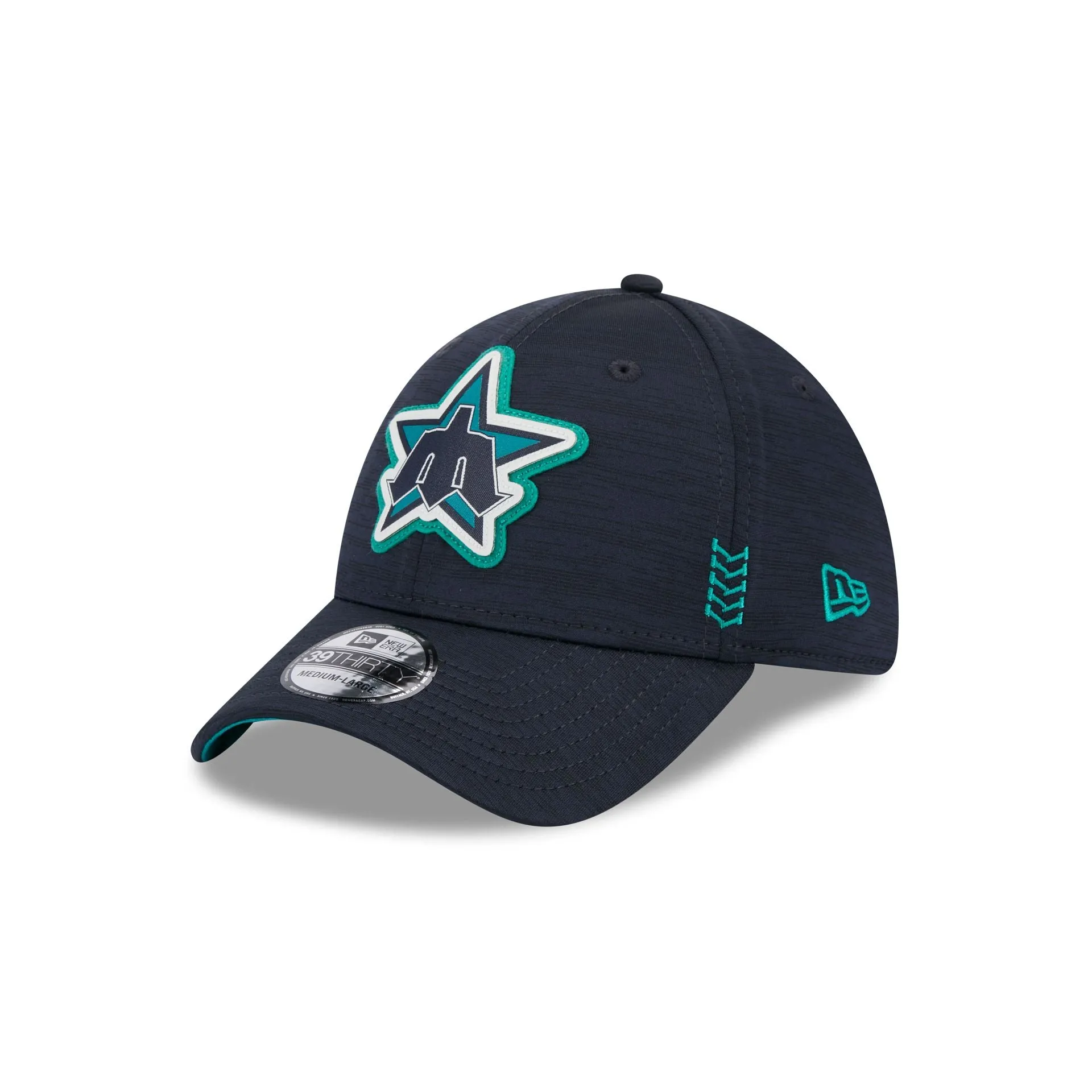 Seattle Mariners 2024 Clubhouse 39THIRTY Stretch Fit Hat sold by New Era