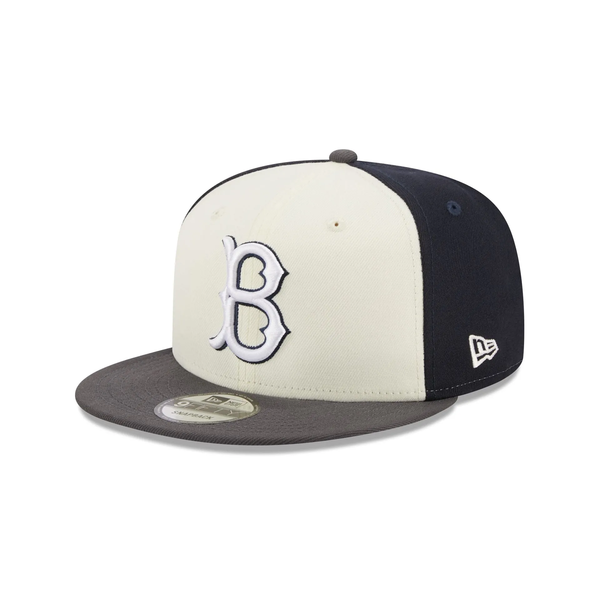 Brooklyn Dodgers Graphite Visor 9FIFTY Snapback Hat sold by New Era