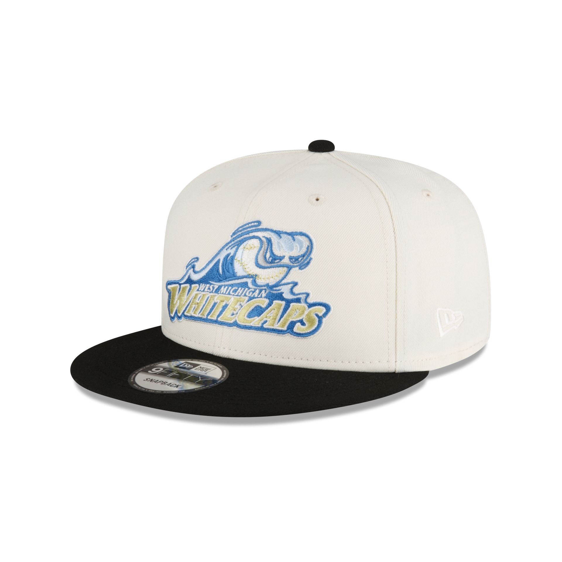 West Michigan Whitecaps Chrome Sky 9FIFTY Snapback Hat sold by New Era