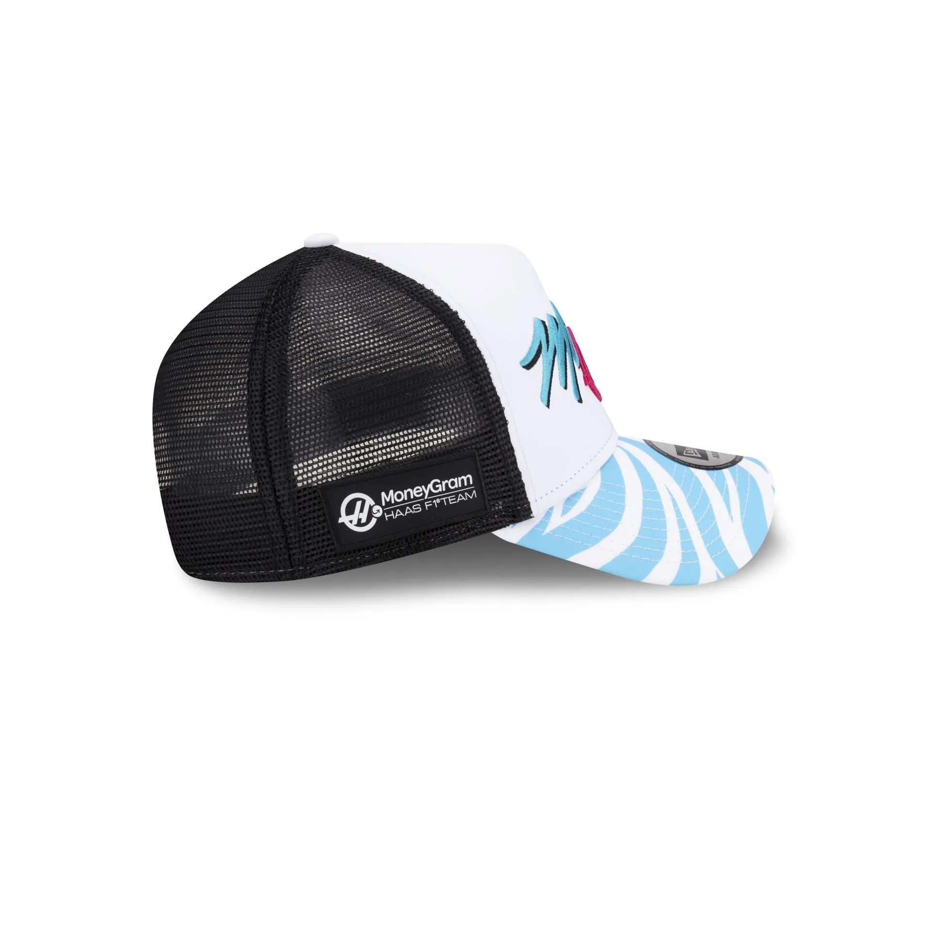 2024 Miami Race Special MoneyGram Haas F1 Team 9FORTY A-Frame Trucker Hat sold by New Era product image thumbnail 4