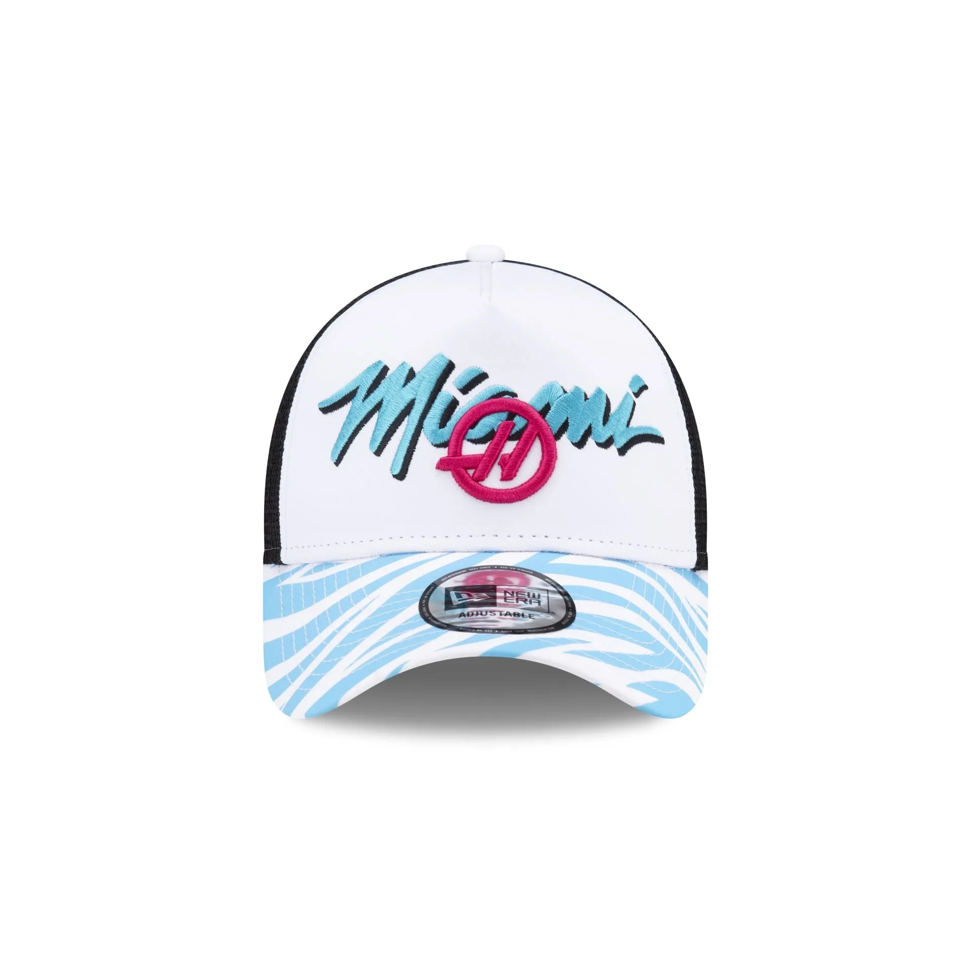 2024 Miami Race Special MoneyGram Haas F1 Team 9FORTY A-Frame Trucker Hat sold by New Era product image thumbnail 2