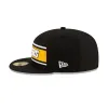 Pittsburgh Steelers 2024 Sideline Black 59FIFTY Fitted Hat sold by New Era