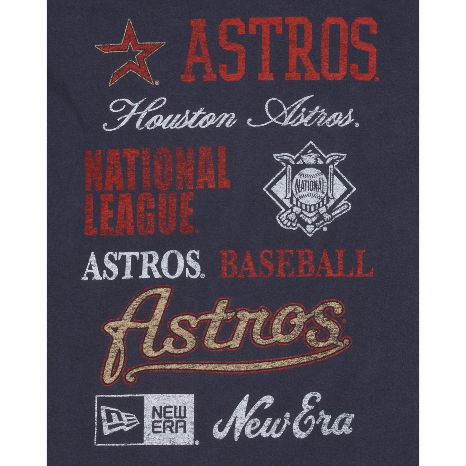 Houston Astros Old School Sport Long Sleeve T-Shirt sold by New Era product image thumbnail 5