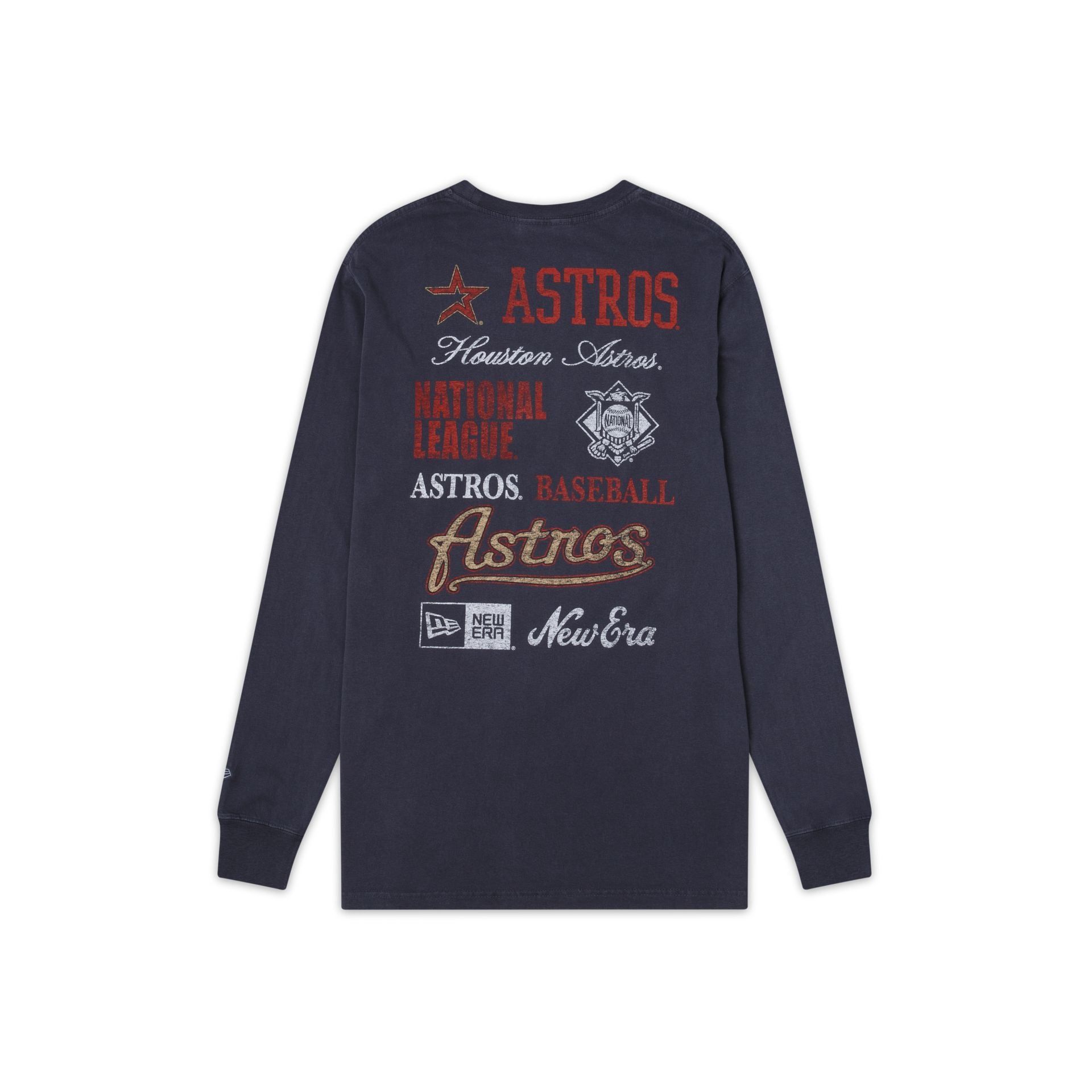 Houston Astros Old School Sport Long Sleeve T-Shirt sold by New Era product image thumbnail 3