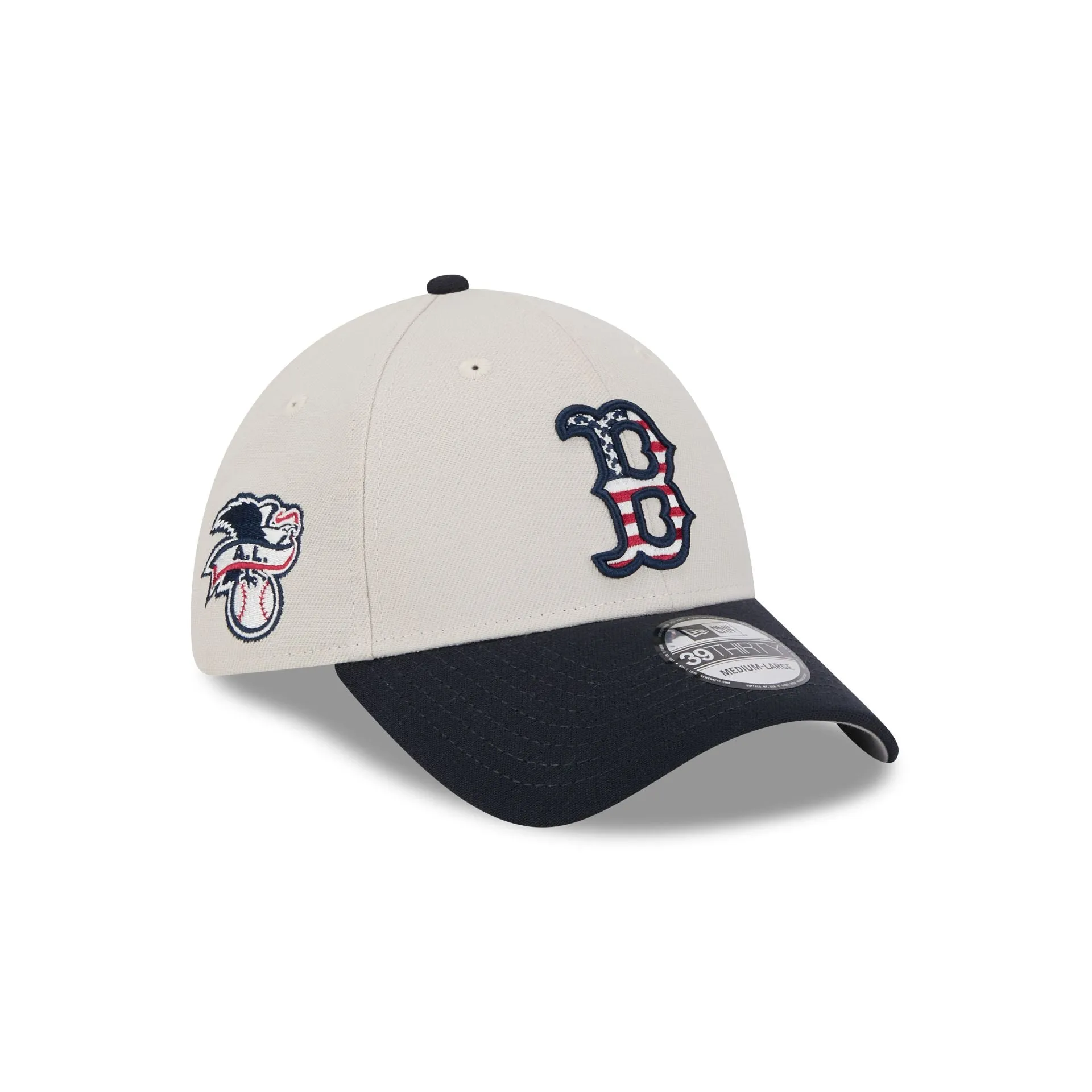 Boston Red Sox Independence Day 2024 39THIRTY Stretch Fit Hat sold by New Era