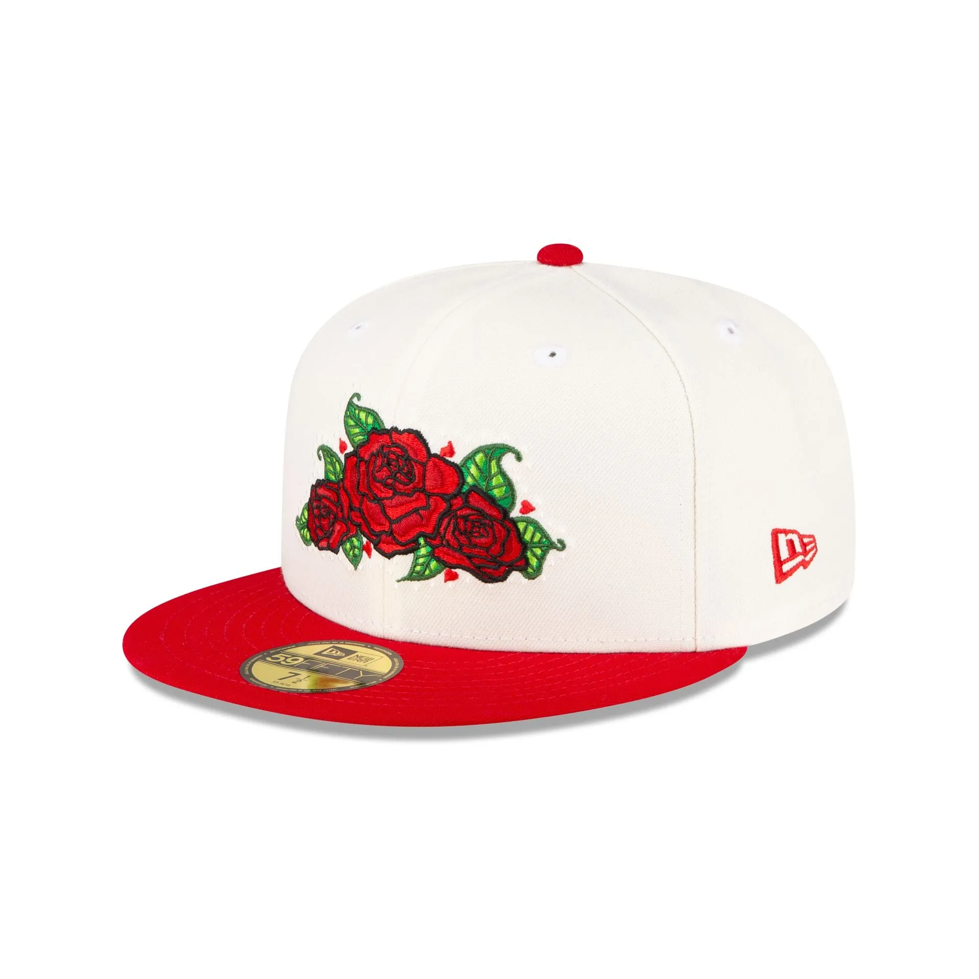Day of the Dead Roses Red 59FIFTY Fitted Hat sold by New Era