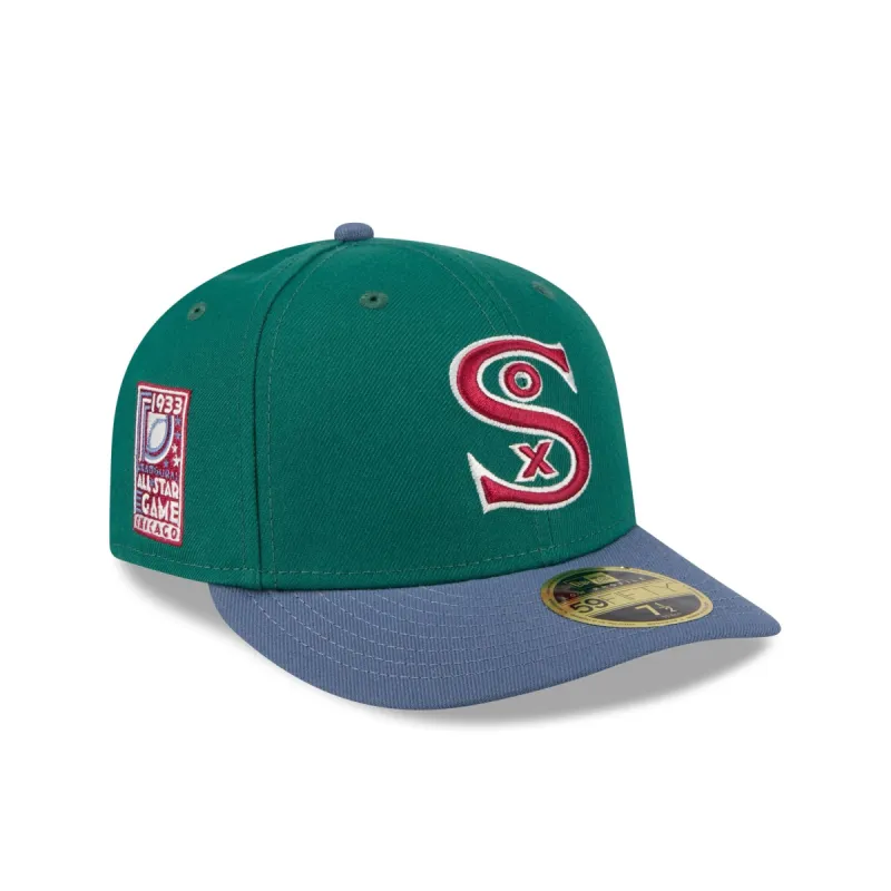 Chicago White Sox Green Gemstone Low Profile 59FIFTY Fitted Hat sold by New Era