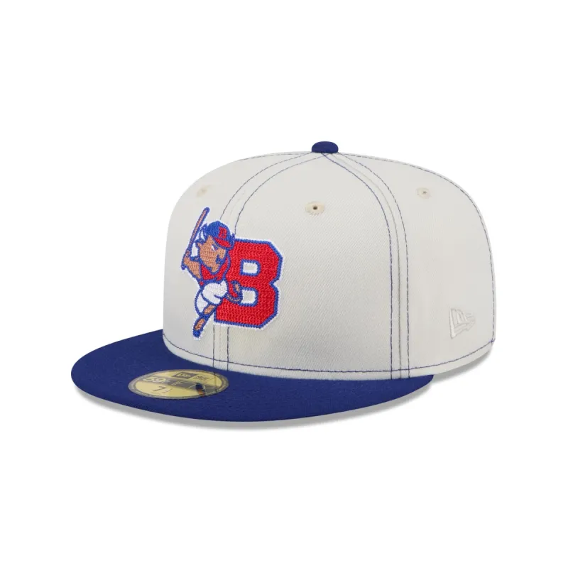 Buffalo Bisons Sandy Linen 59FIFTY Fitted Hat sold by New Era