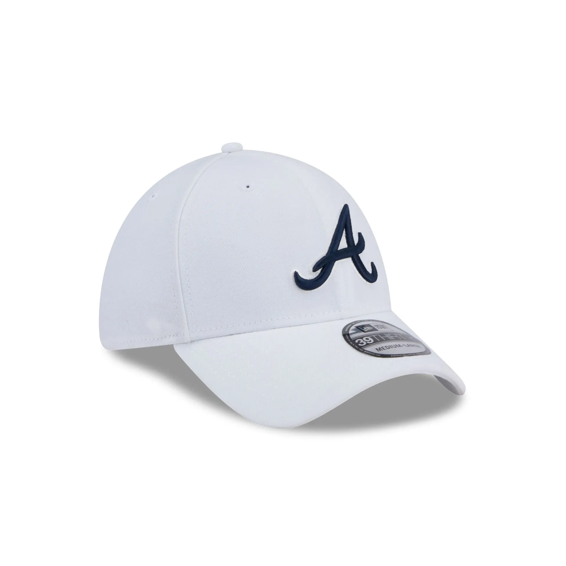 Atlanta Braves Optic White 39THIRTY Stretch Fit Hat sold by New Era product image thumbnail 3