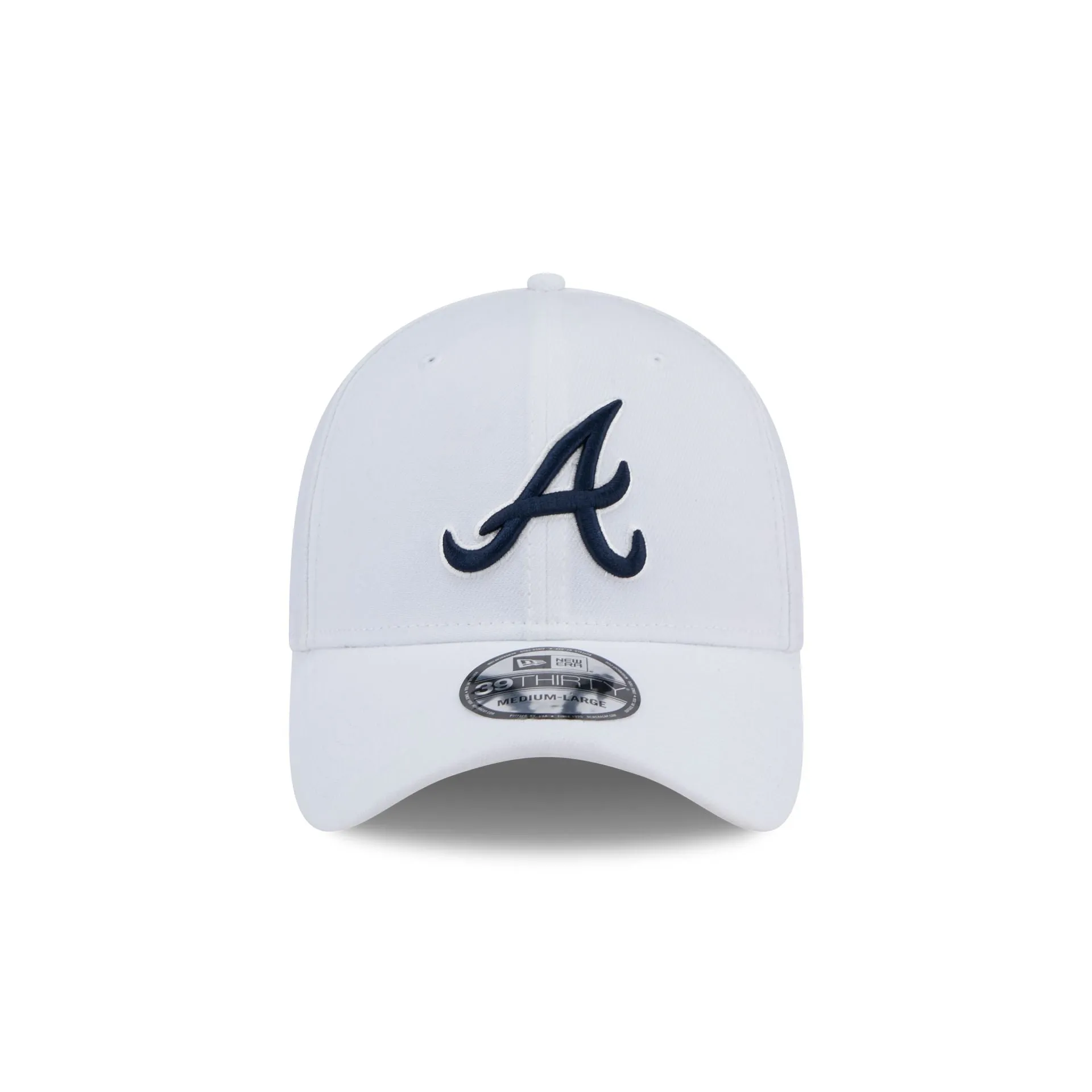 Atlanta Braves Optic White 39THIRTY Stretch Fit Hat sold by New Era product image thumbnail 2