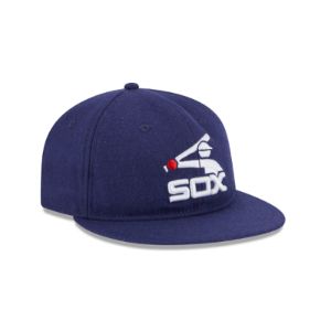 Chicago White Sox Throwback Retro Crown 9FIFTY Snapback Hat sold by New Era