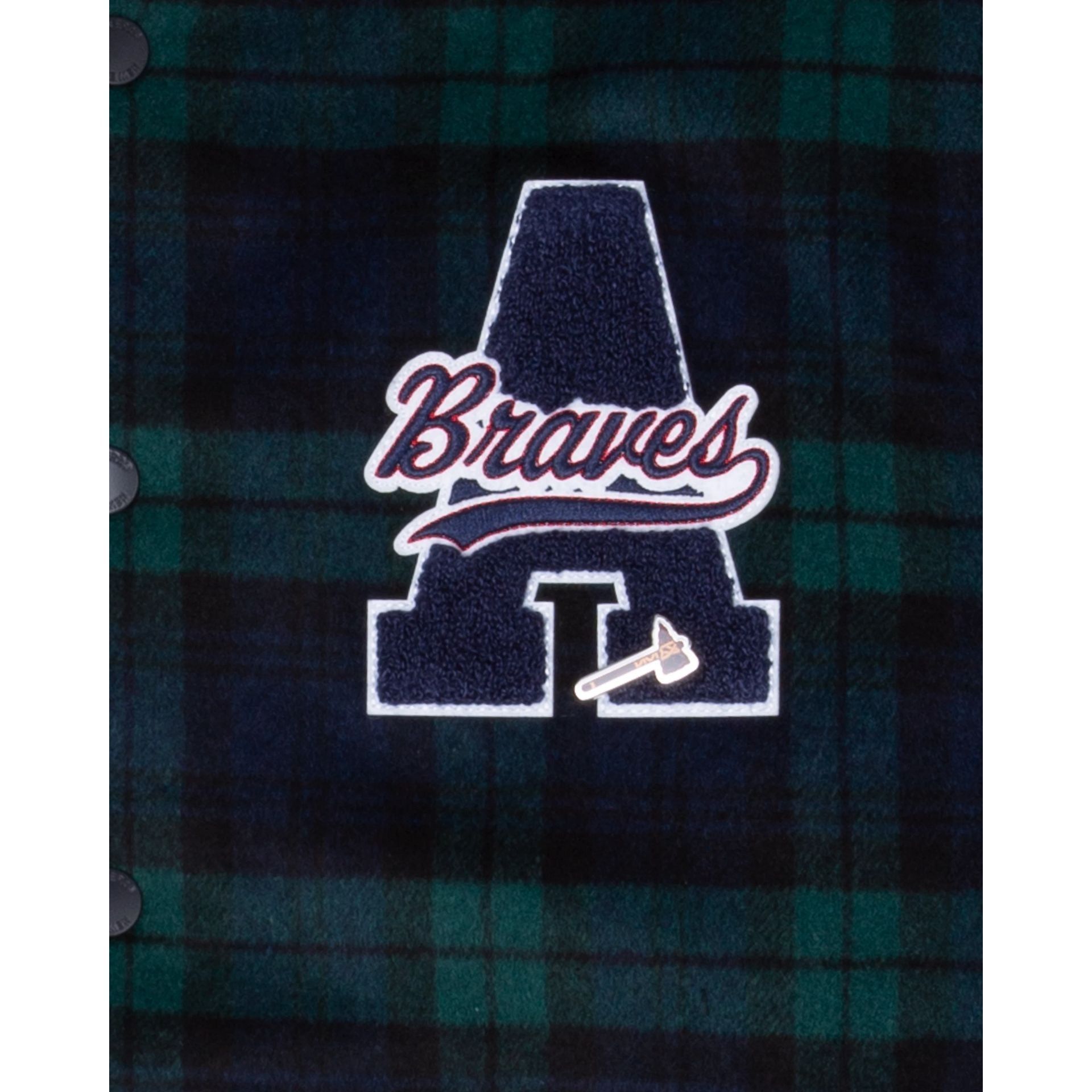 Atlanta Braves Plaid Jacket sold by New Era product image thumbnail 4